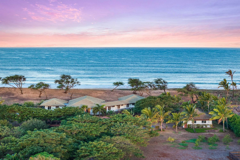 SECLUDED BEACHFRONT ESTATE ON 5.95 ACRES