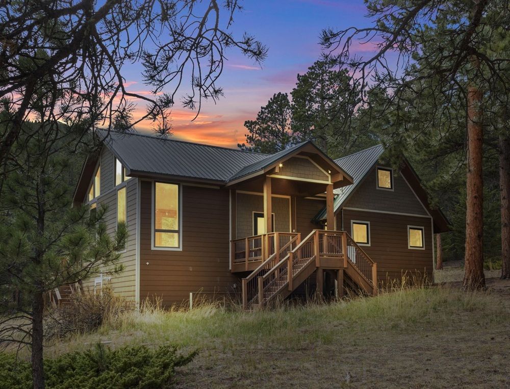 Storybook Cabin Surrounded By Forest