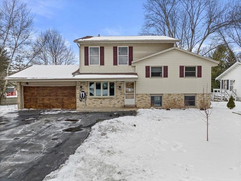 Tri Level Colonial Style Home