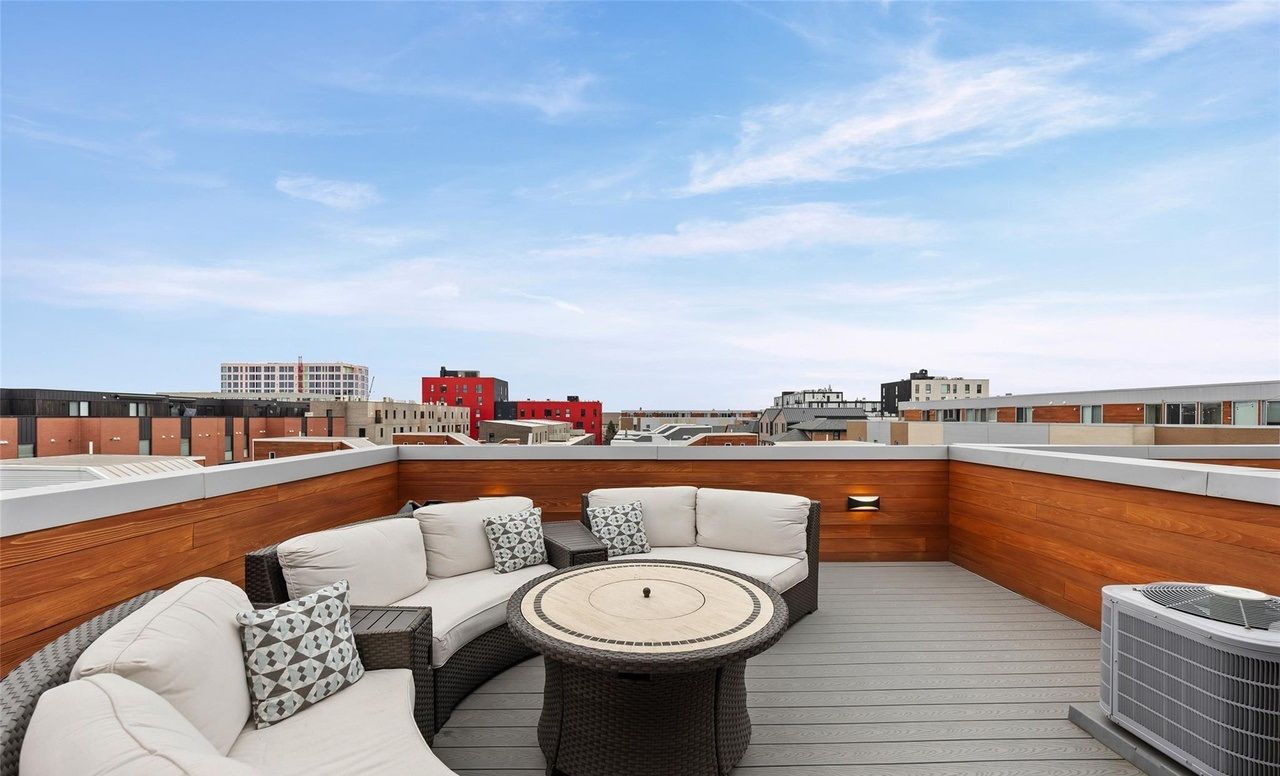 Rooftop Living Above Detroit — Private City Modern Townhome In Brush Park