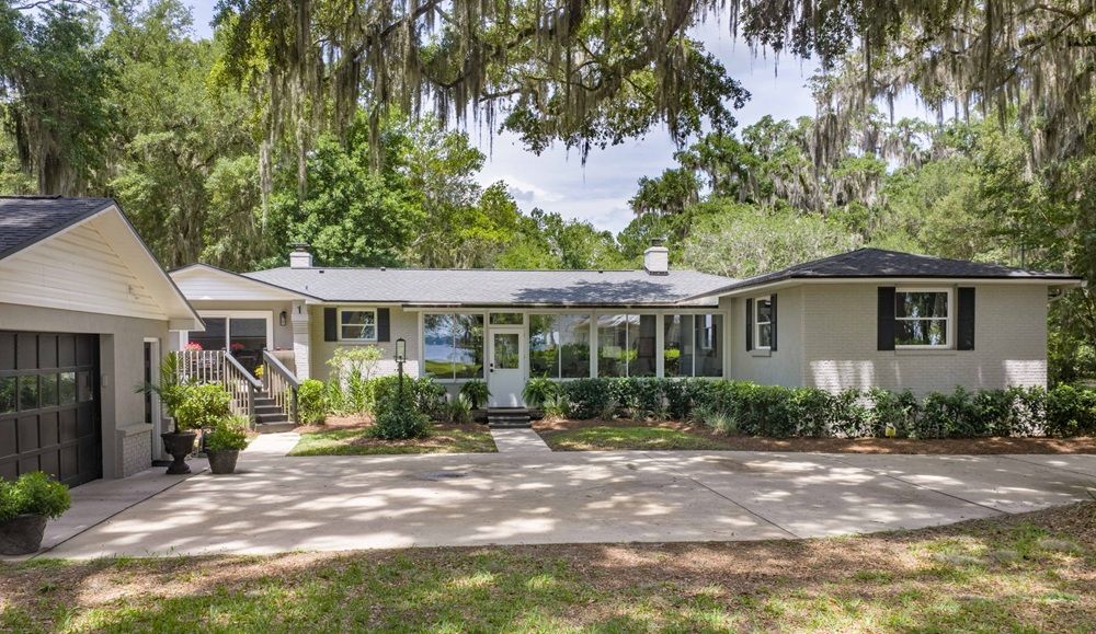 Midcentury River Front Home And Building Lot