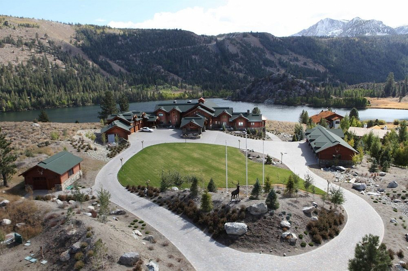 Spectacular Log Home / Lodge Located Above Gull Lake
