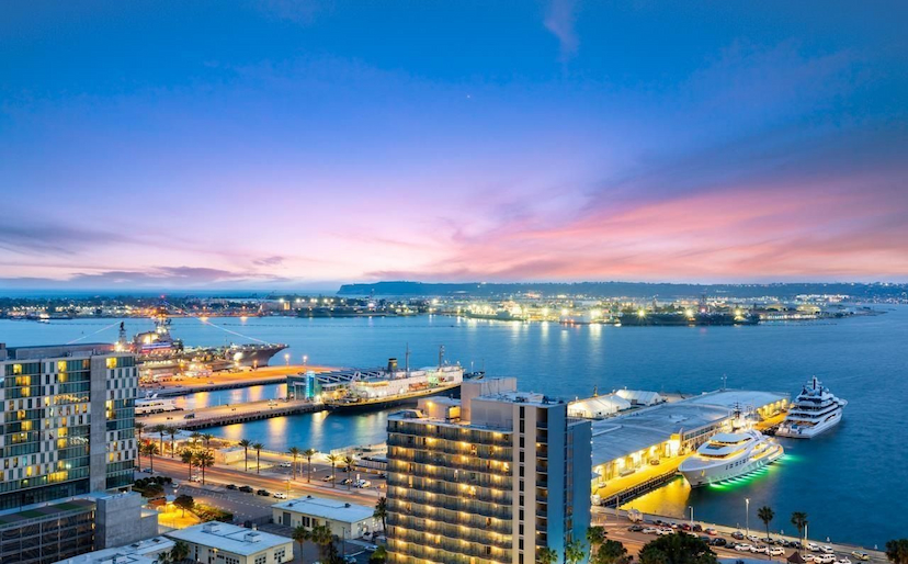 Panoramic Views Of San Diego Bay