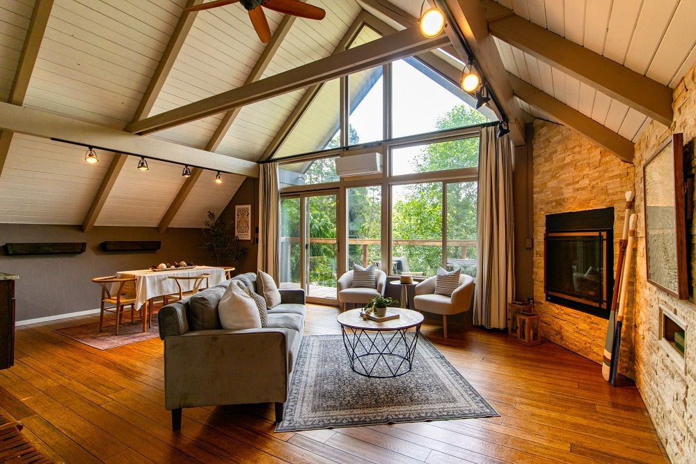 Stunning Chalet-Style Waterfront Home