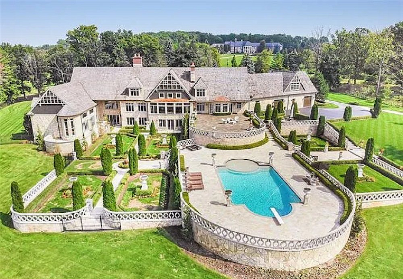 12-Acre French Country Manor