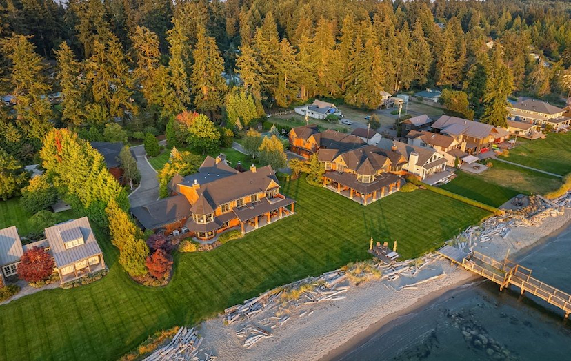 Waterfront Masterpiece On Whidbey Islands Prized Coastline