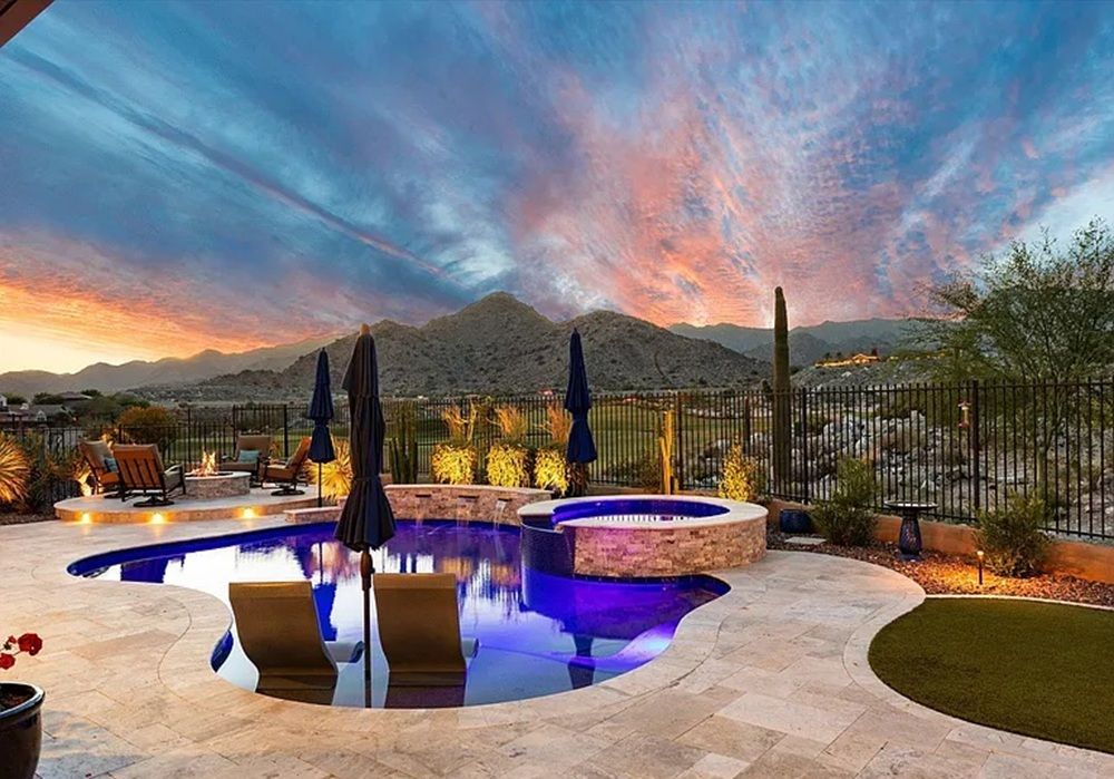 55+, Pool, Spa & Mountain Views
