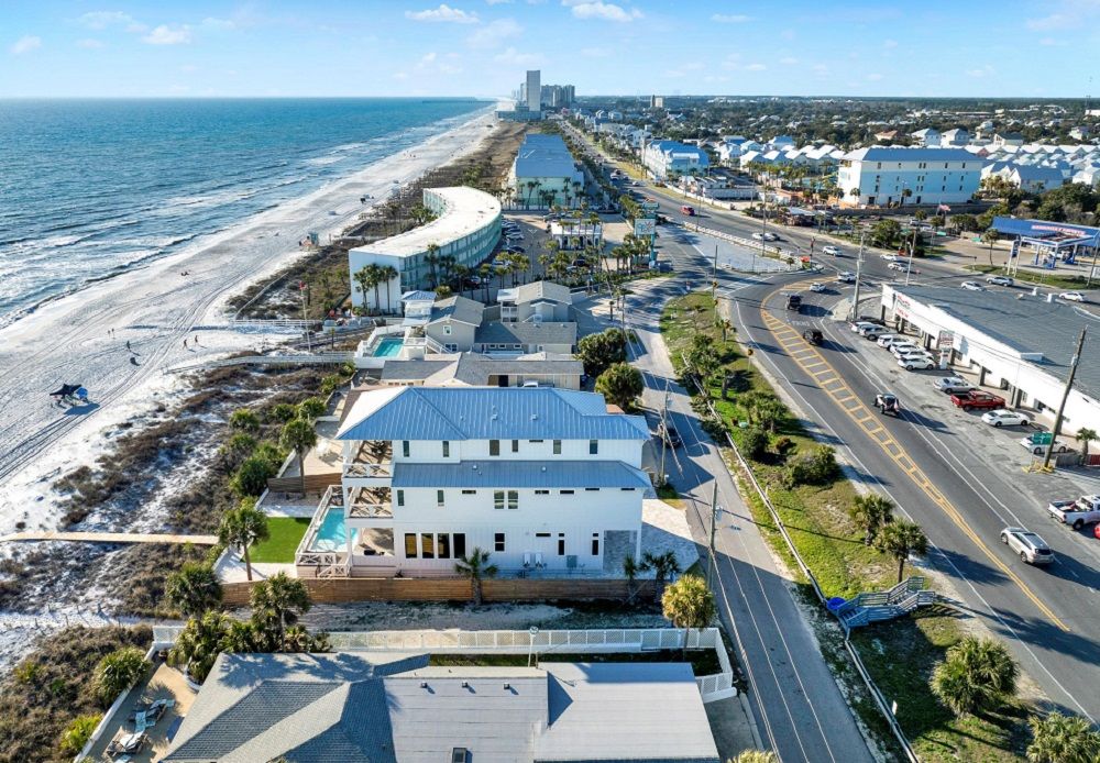 Majestic New Gulf Front Home On Oleander Drive