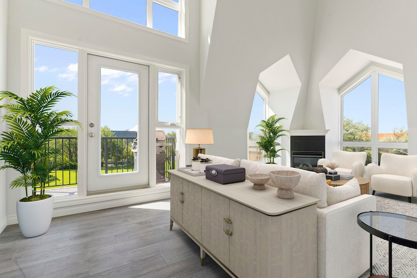 Soaring Ceilings & Modern Style