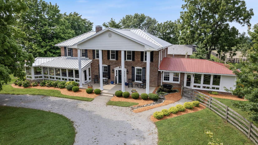 Restored 1860 Estate and Horse Farm - KY