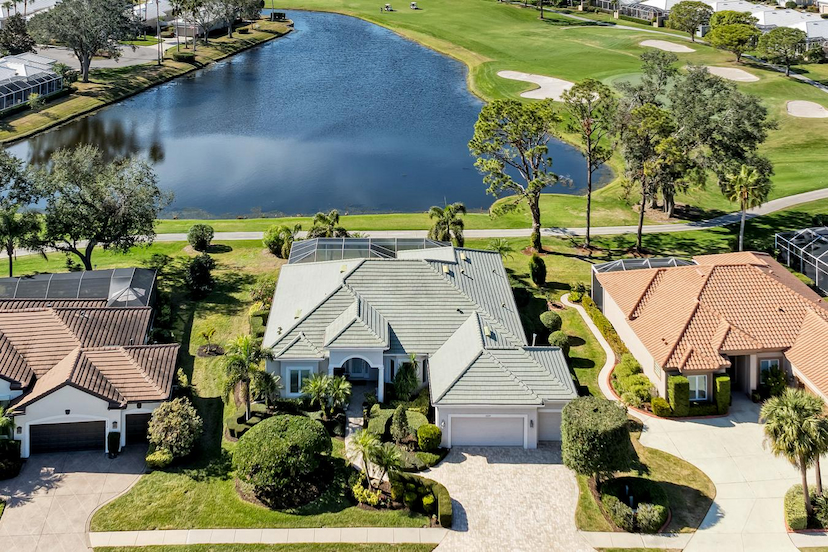 Custom Estate with Stunning Golf and Water Views
